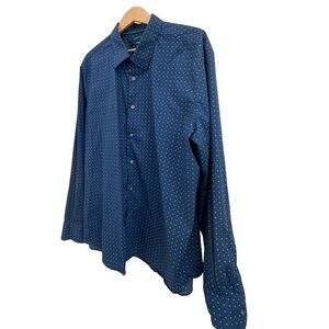 Men's Perry Ellis Stretch Button Up Geometric Print Shirt